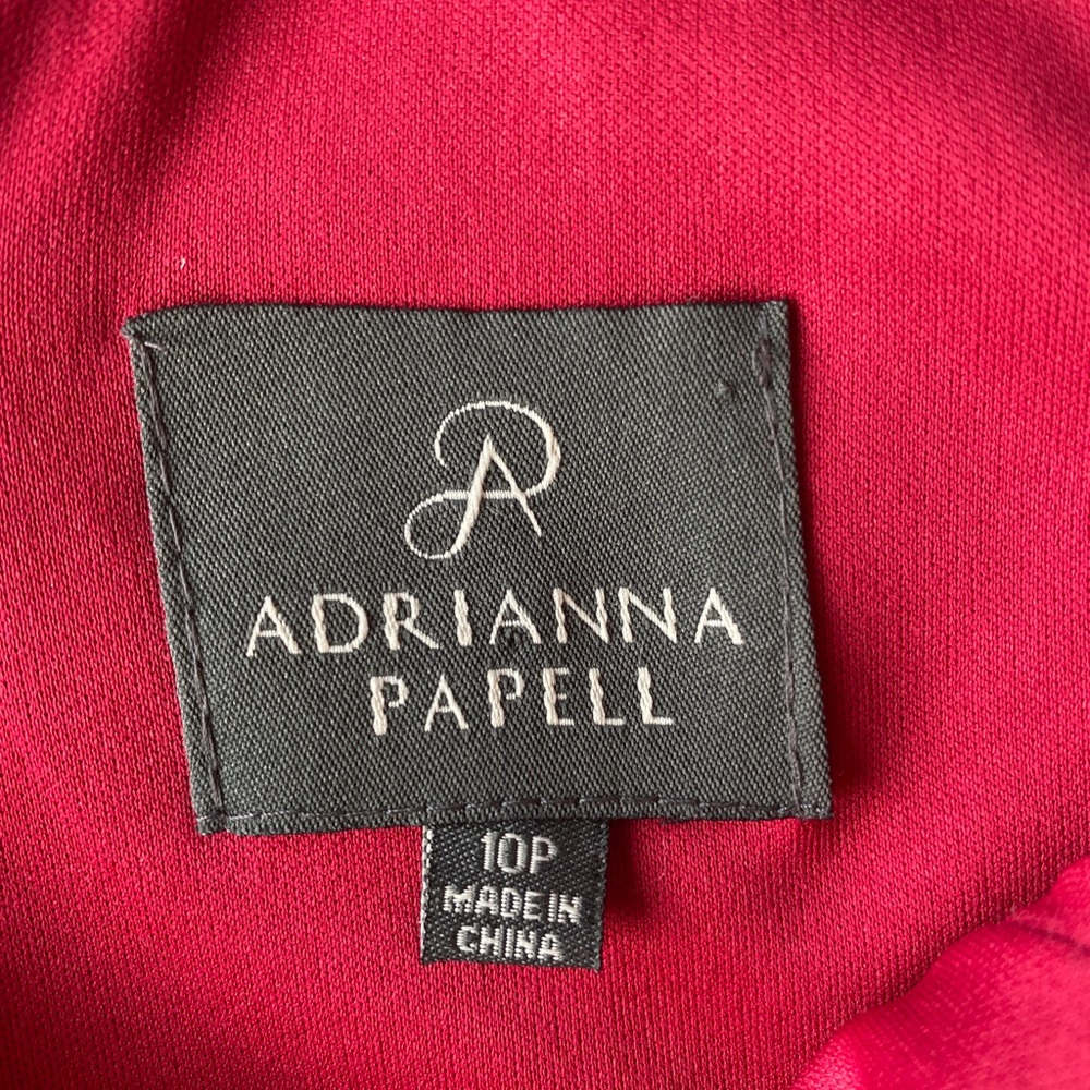 NWT Adrianna Papell Red Lace Petite Dress - Picture 7 of 7